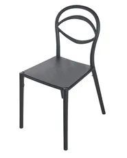 Gartenstuhl 4er Set COVOLO Schwarz_1017292