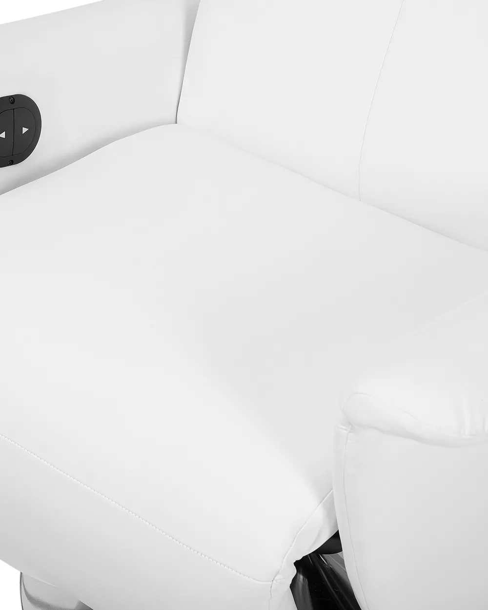 Relaxfauteuil PRIME inclusief voetensteun Kunstleer Wit_709211