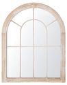 Wandspiegel EMBRY 69 cm 88 cm Metall Beige