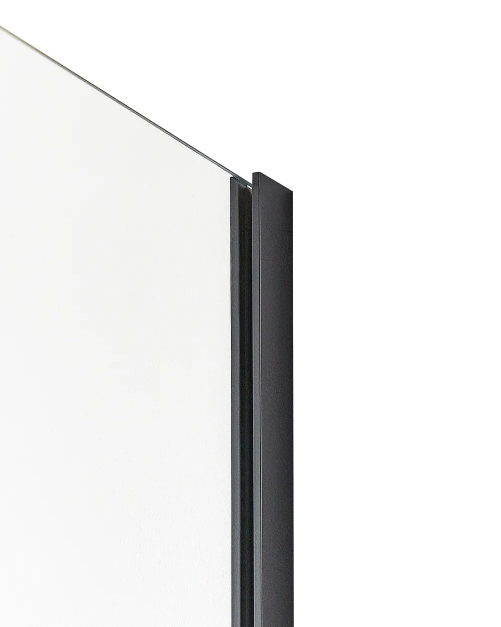 Duschwand AHAUS 80 x 190 cm Schwarz_944285