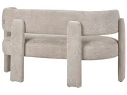 Sofa Set 4-Sitzer BUREA Chenillegewebe Hellbeige_1072754