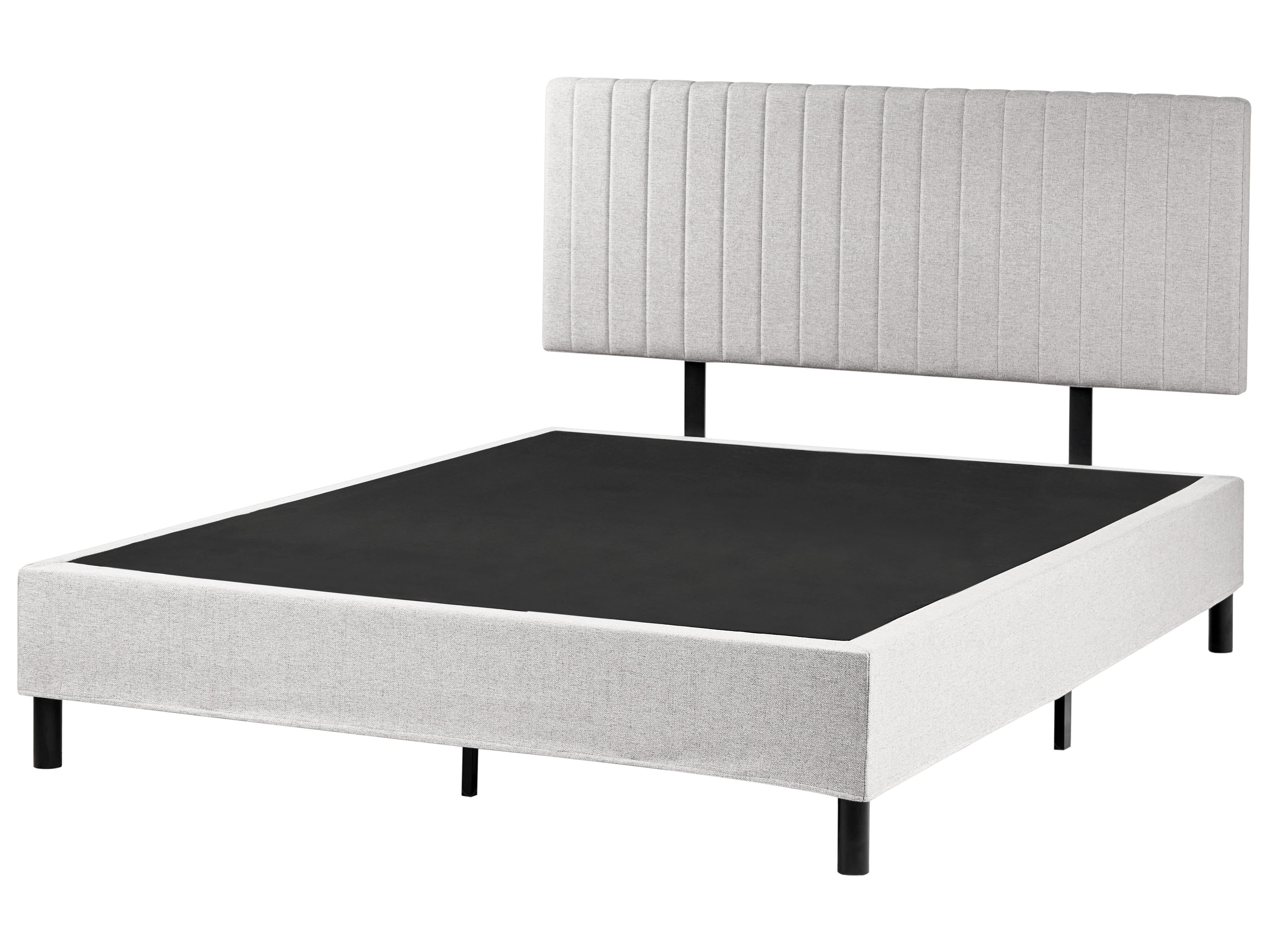Kontinentalni krevet COUNTESS 160 x 200 cm svijetlosivi_1054556