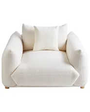 Armchair LUVOS Boucle Off-White_970324