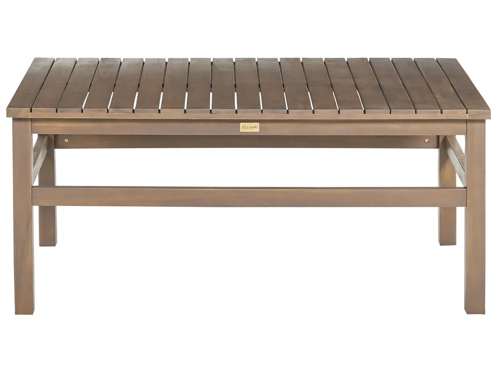 Lounge Set mit Tisch 4-Sitzer MANILA zertifiziertes Akazienholz Dunkelbraun_862490
