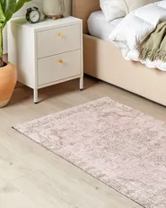 Rug MATARIM Pink 80 x 150 cm Cotton_852533