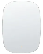 LED-Badezimmer-Spiegel BERGERAC 58 cm 78 cm Silber_844375