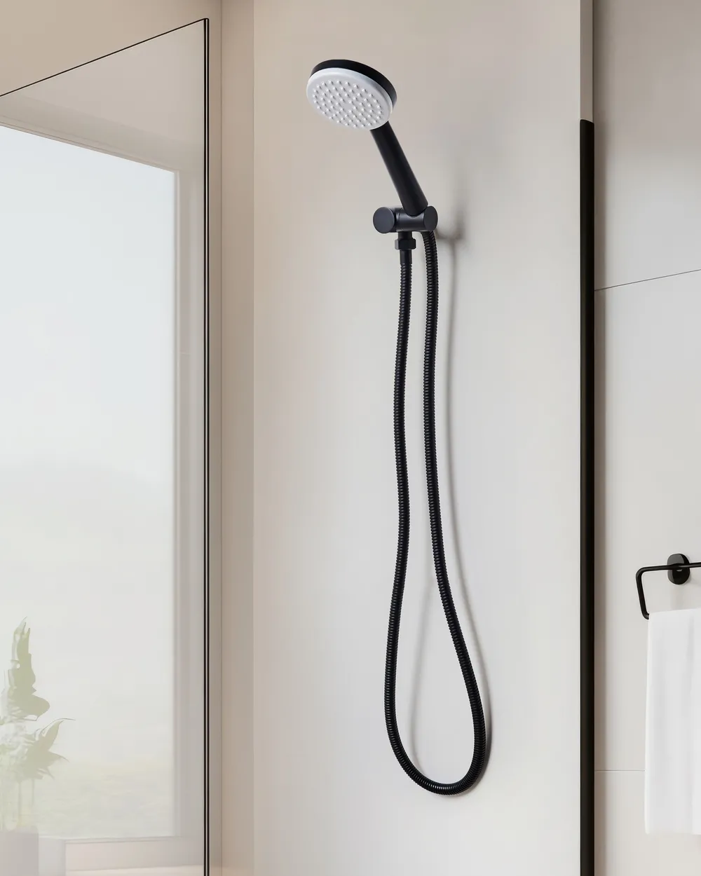 Shower Head and Hose Kit AYPATE Black_1080529