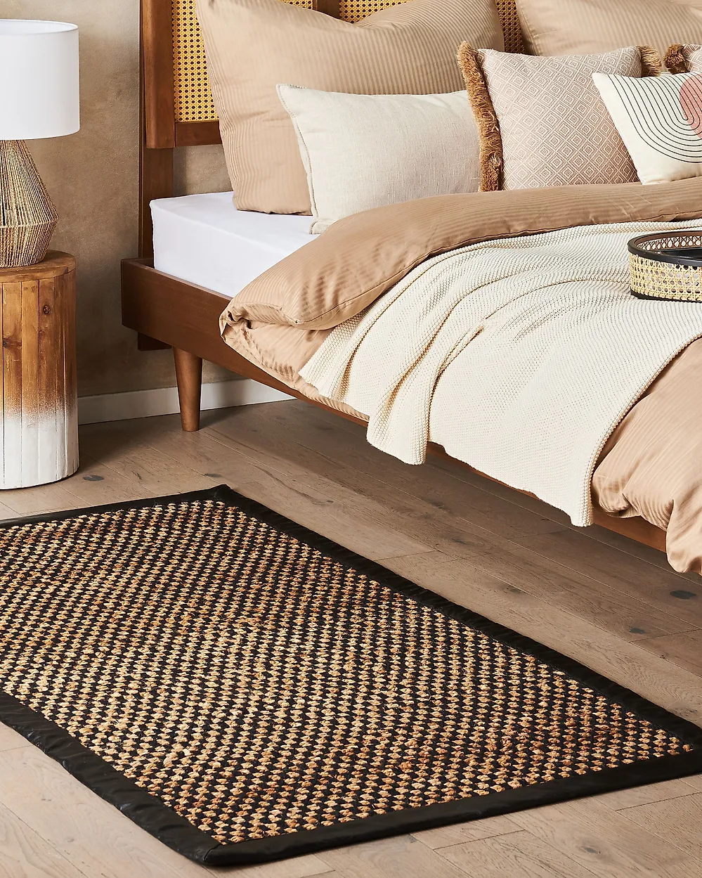 Rug GERCE Beige 80 x 150 cm Jute_1187950
