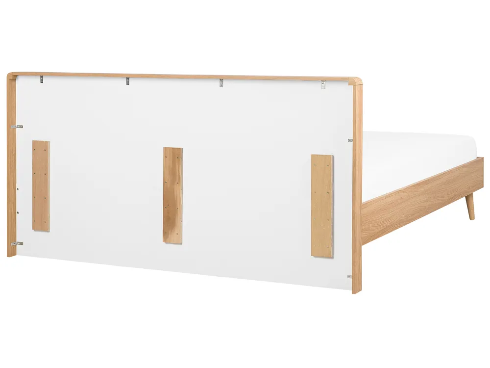Bett mit Lattenrost SERRIS 180 x 200 cm Hellbraun_748340