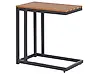 Outdoor Beistelltisch MESSINA 60 cm 35 cm Schwarz