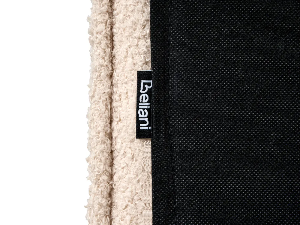 Bett mit Lattenrost Bouclé LIMANTON 180 x 200 cm Beige_971506