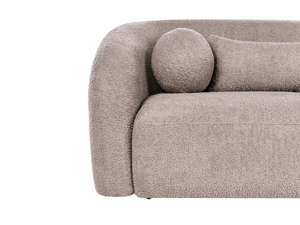 Sofa 2-Sitzer EGEDAAL Bouclé Taupe_1053492