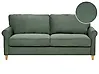 Sofa 3-Sitzer RONNEBY Cord Dunkelgrün