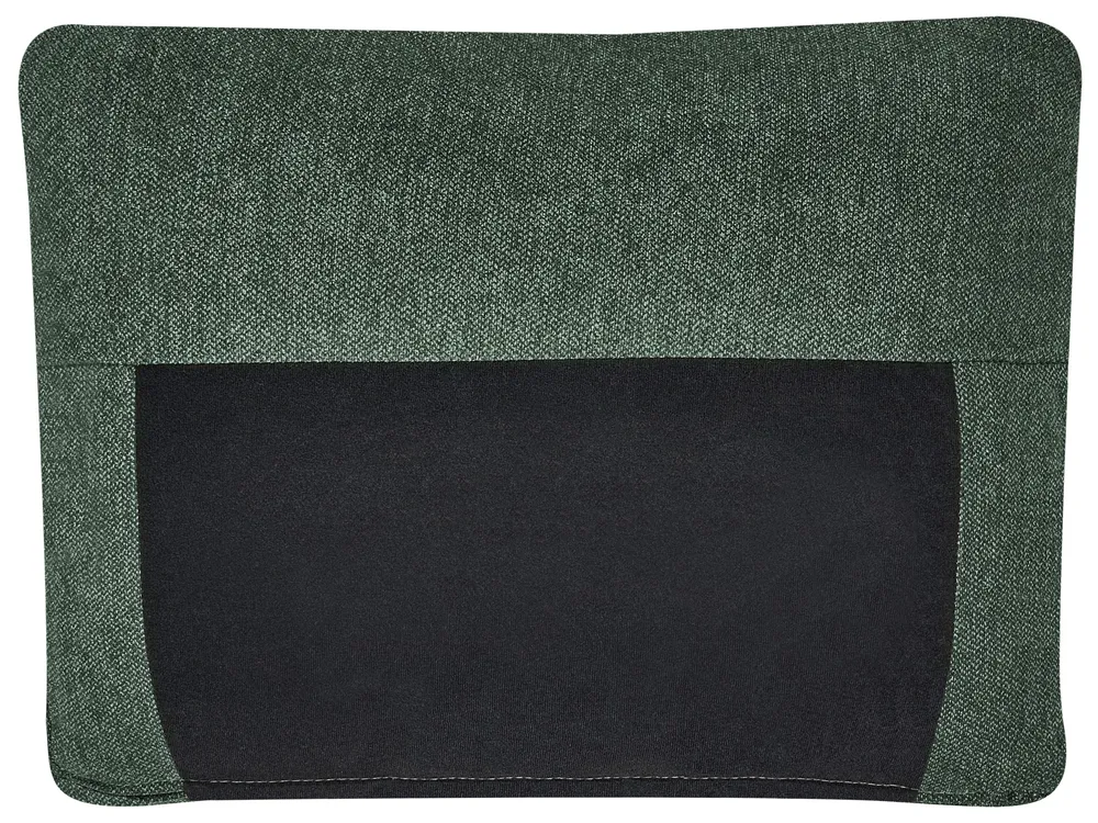 Ecksofa 4-Sitzer BREDA Stoff Dunkelgrün linksseitig_1069532