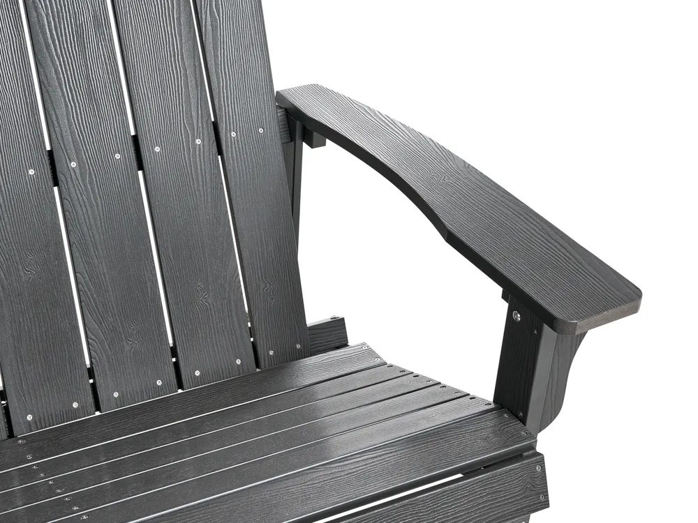 Gartenbank ADIRONDACK 125 cm Dunkelgrau_1011775