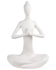 Garden Statue YOGHINA Woman White_1151826