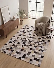 Rug RIZE Multicolour 160 x 230 cm Leather_1179981