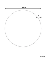 Wandspiegel BOUCHON 80 cm 80 cm Grün_947237