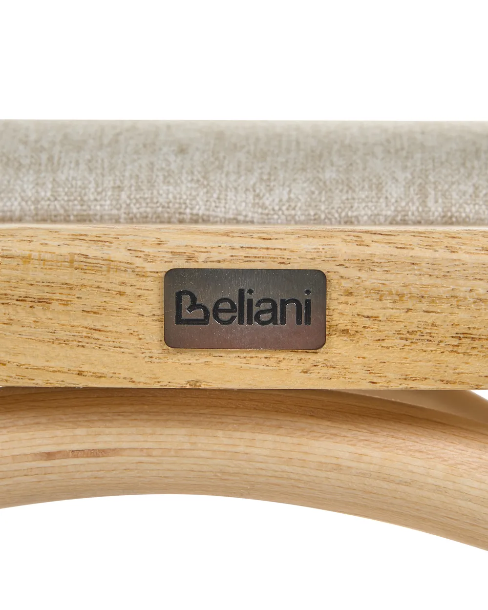 Set mit 2 Stühlen LYONS Holz Hellbraun / Beige_1090869