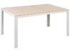Gartentisch für 6 Personen COMO 150 cm 90 cm Beige