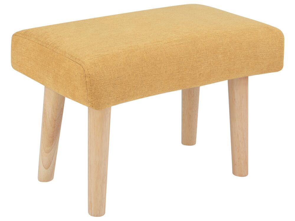 Hocker TAKOMA Stoff Senfgelb