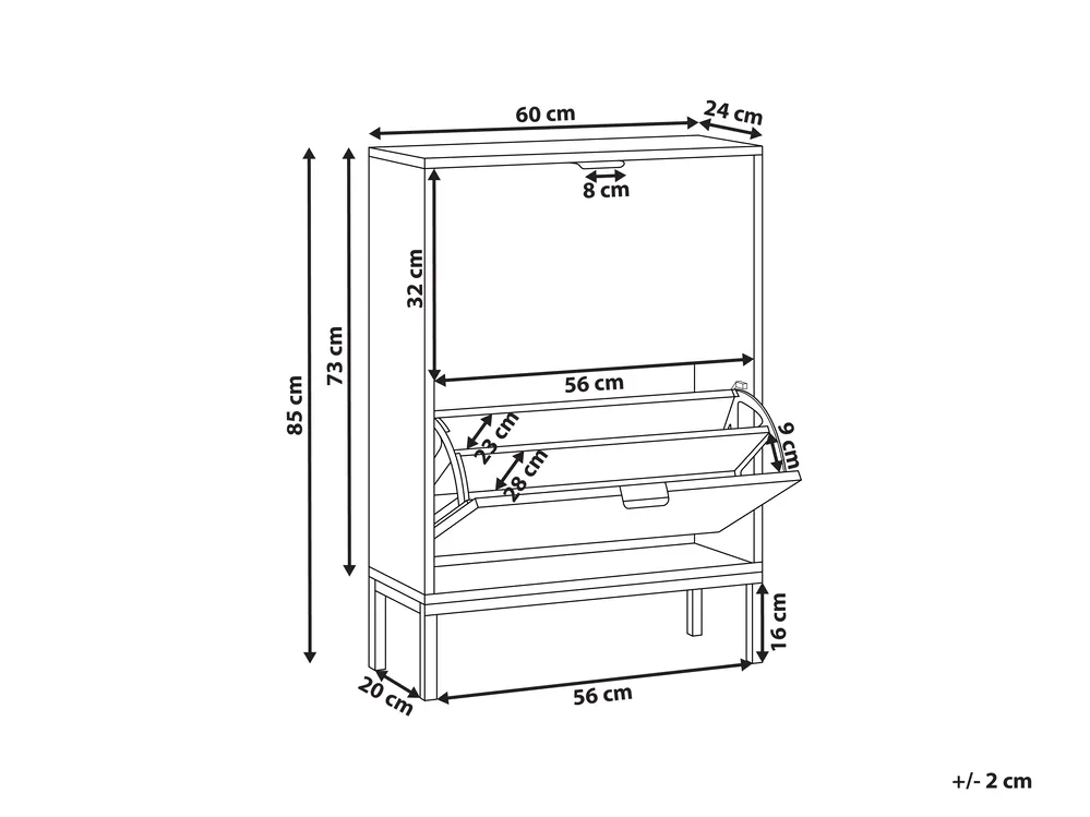 Schuhschrank ADELAIDE Weiß_1012002