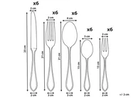 30-Piece Cutlery Set ANELLINI Silver_1184814
