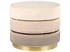 Pouf LOUIN Samtstoff Beige