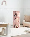 Drehbares Bücherregal CANEY 94 cm Pastellrosa