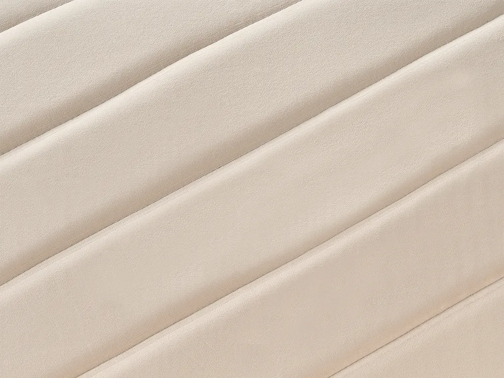 Schlafsofa 3-Sitzer SENJA Samtstoff Beige_939853