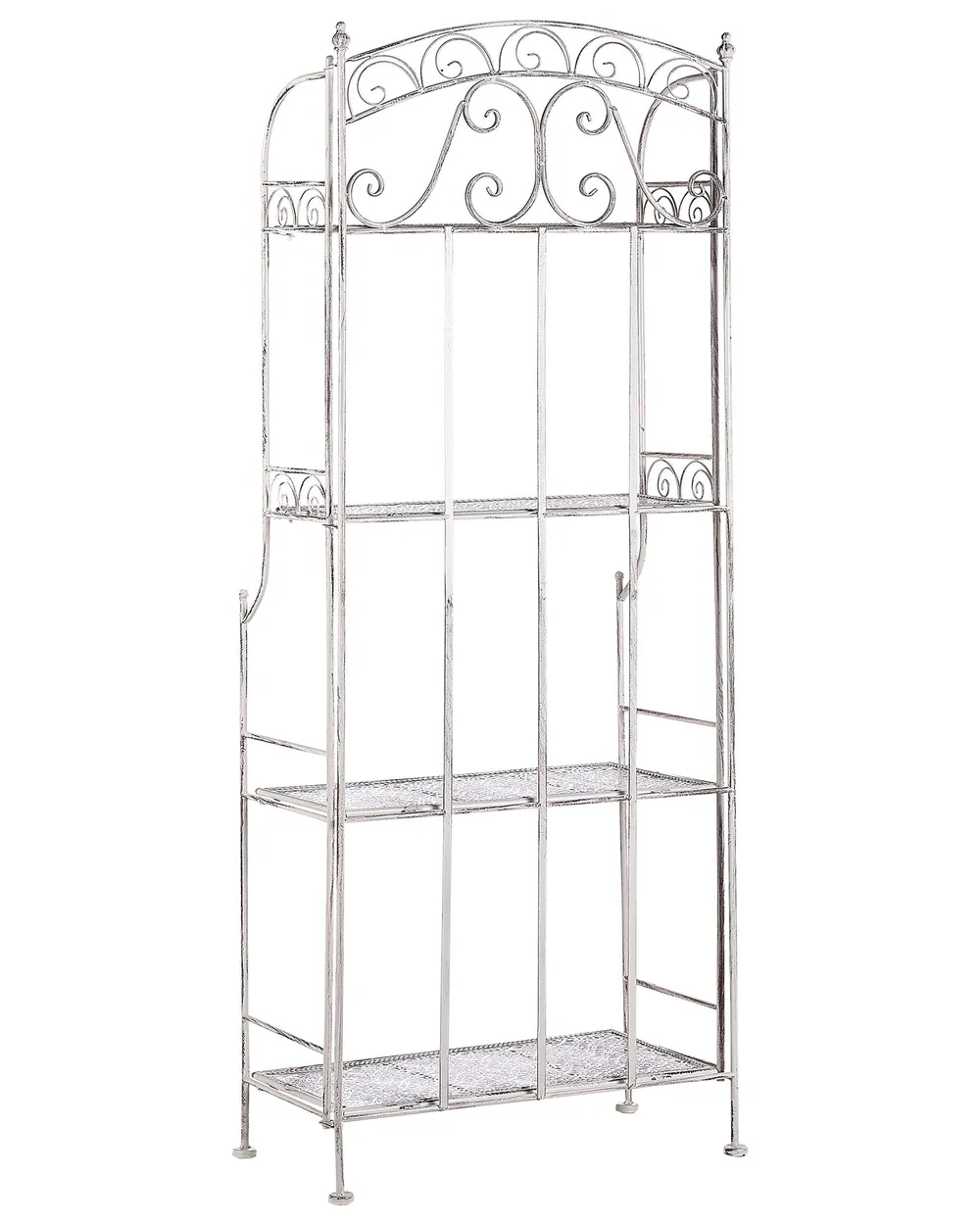 Regal PADUA 61 cm 156 cm Metall Weiß_791344