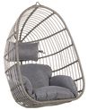 Hängesessel CASOLI Polyrattan Grau