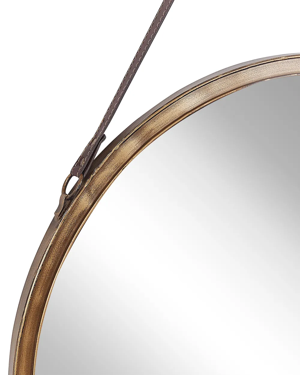 Wandspiegel AUTUN 60 cm 60 cm Metall Gold_807519