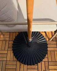 Sonnenschirmfuß CAREZZA Rund Schwarz 21 kg_1159230