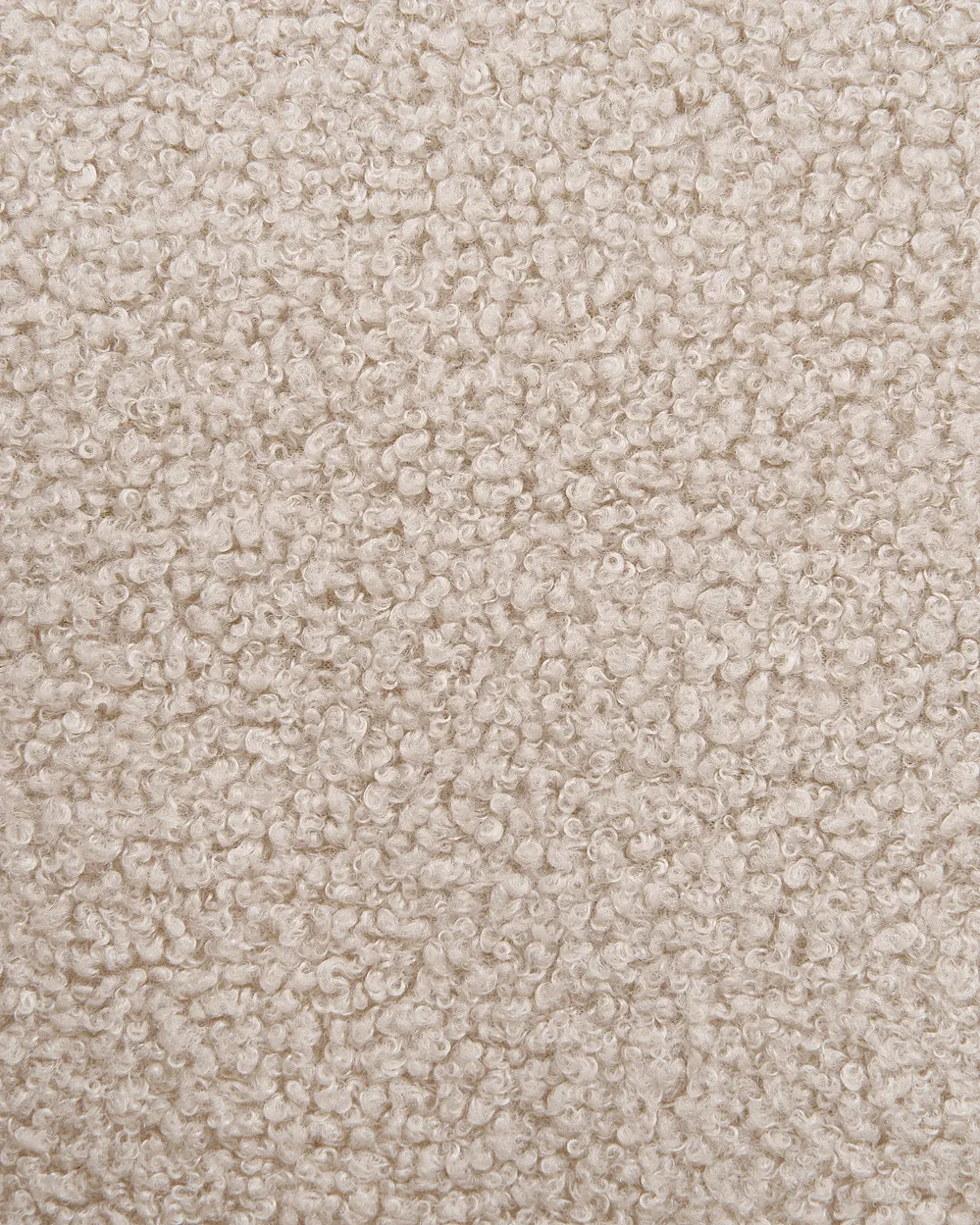 Fauteuil ANTOLA Bouclé Beige_1161549