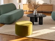 Pouffe MILLEN Velvet Olive Green_1093590