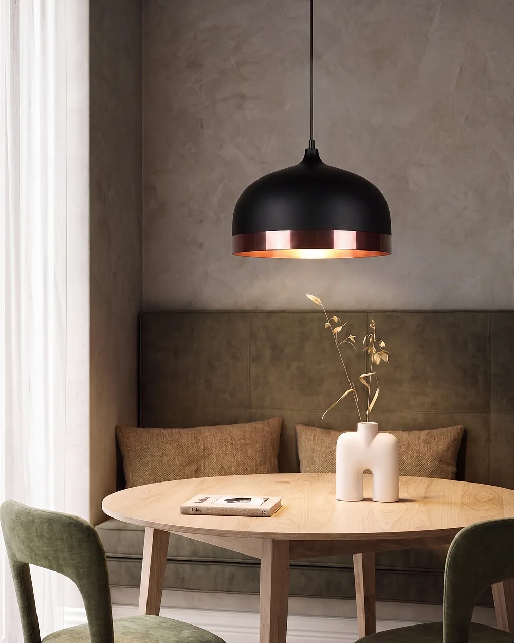 Pendant Lamp PARINA Metal Black_1149572