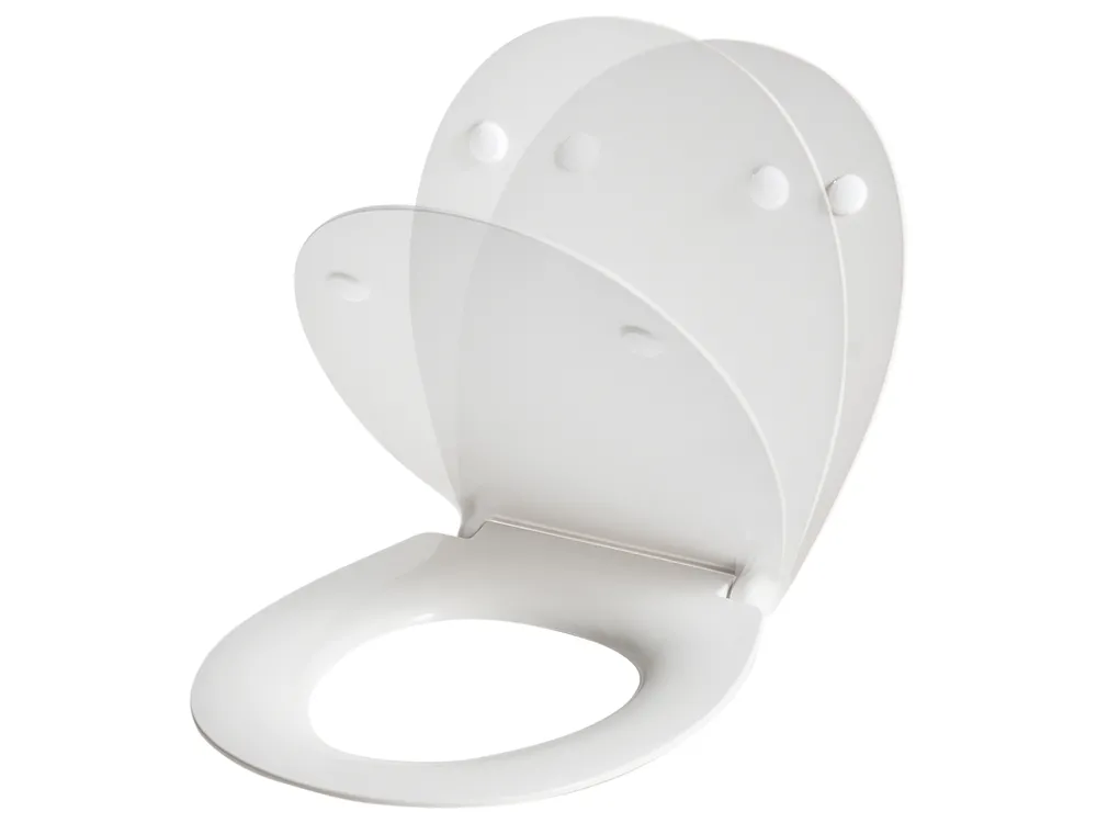 WC-Sitz PUTUMAYO  schmal Soft-Close-Funktion Duroplast Weiß_1016543