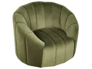 Living Room Set 6 Seater MALUNG Velvet Dark Green_884251
