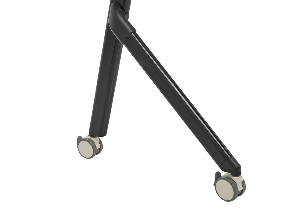 Zusammenklappbarer Schreibtisch BENDI 180 cm 60 cm mit Rädern Weiß_922354