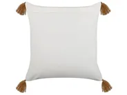 Dekokissen MALUS 45 x 45 cm Baumwolle Hellbraun Orientalisches Muster_838582