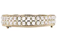 Dekotablett VATAN Glas Gold_817704