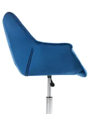 Desk Chair LABELLE Velvet Navy Blue_1024807