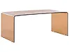 Couchtisch KENDALL Sicherheitsglas Braun