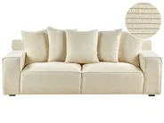 Sofa 3-Sitzer VISKAN Cord Hellbeige_933812