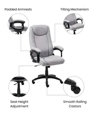 Executive Chair GRACEFUL Linen Grey_1062996