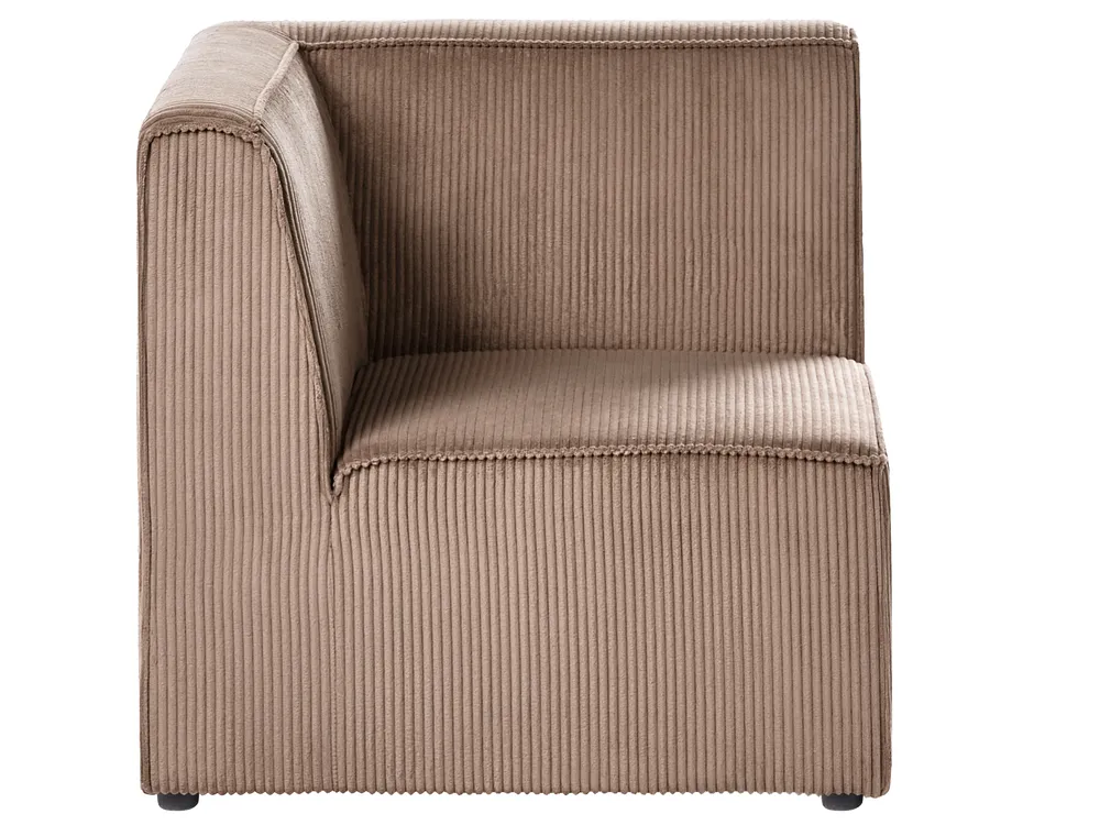 Modulsofa 2-Sitzer LEMVIG Cord Dunkelbeige_1053266
