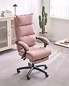 Executive Chair EATON Chenille Pastel Pink