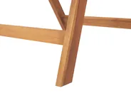 Garden Dining Set 6 Seater JAVA PREMIUM Acacia Wood Blue_1070843