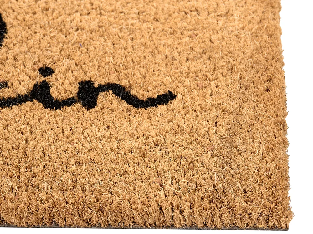 Fußmatte SAPANG Naturfarben 60 x 90 cm Kürbis Kokosfasern_1012853